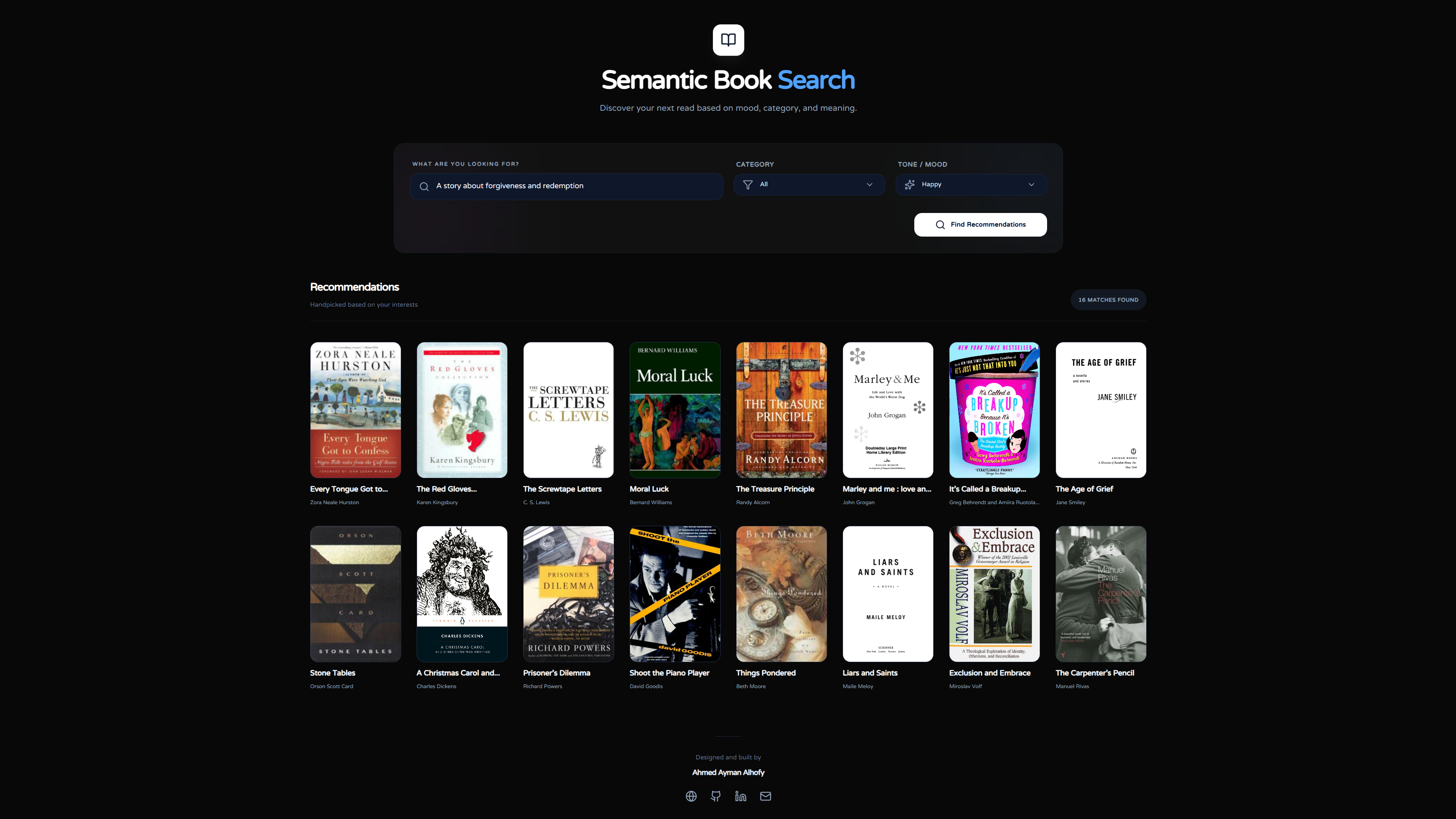 Semantic Book Recommender